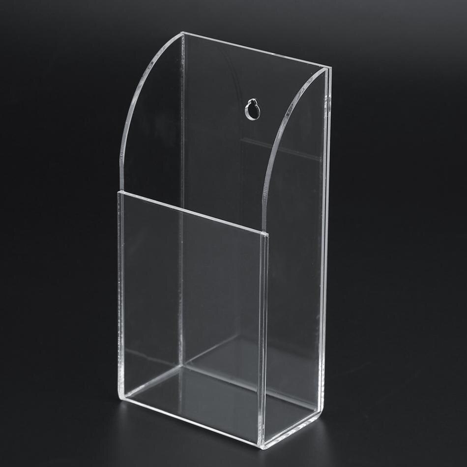 Acryl Airconditioner TV Afstandsbediening Houder Case Opbergdoos Muur Mount Case Desk Organizer Make Container