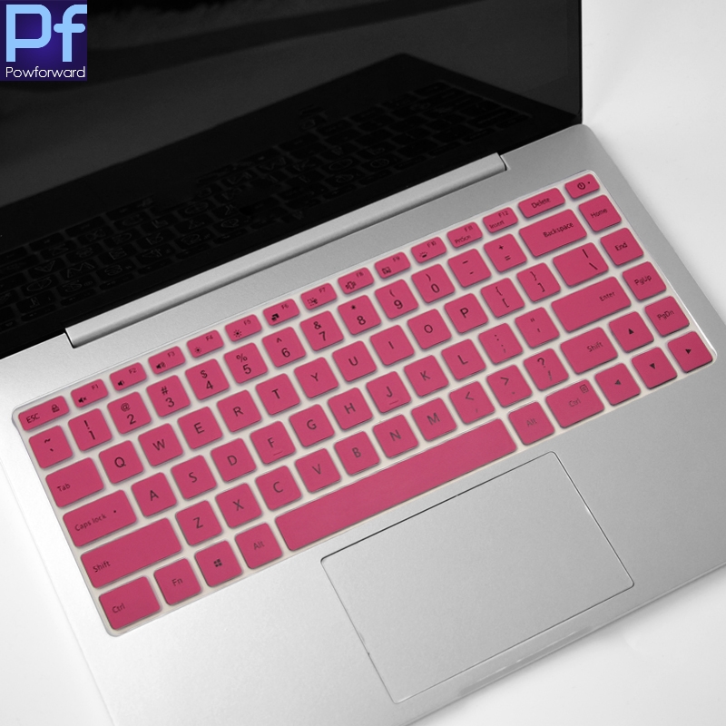 Funda de silicona para Xiaomi RedmiBook 16 / Mi Notebook Pro X 15 , con letras en ruso, español, francés y alemán: Azul
