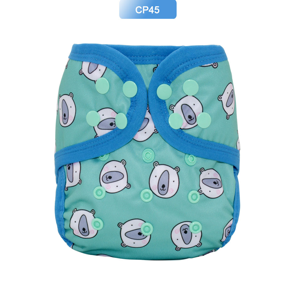 EezKoala Heavy Wetter AI2 Cloth Diaper Snap Insert Hemp Cotton Eco-Friendly Baby Nappy Waterproof Washable Night Nappies: CP45 AI2 Diaper