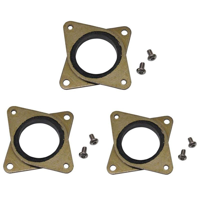 Upgraded NEMA 17 Stepper Steel and Rubber Vibration Dampers with M3 Screw -CNC for 3D Printer Creality CR-10, CR-10S, Ender 3
