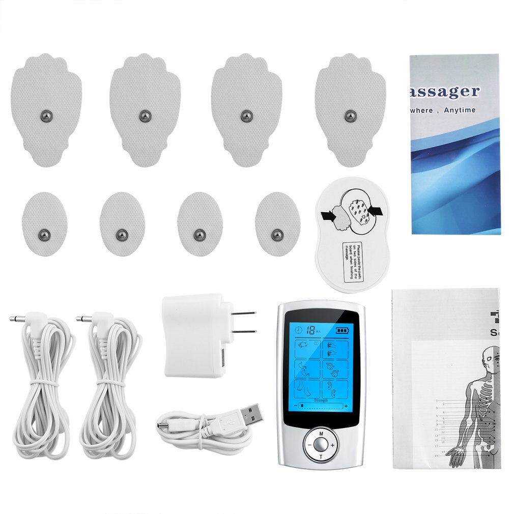 Compact Improving Microcirculation Comfortable Massage 20S Default Timer 2 Output 16 Modes 20 Level Intensity Mini Massager: Default Title