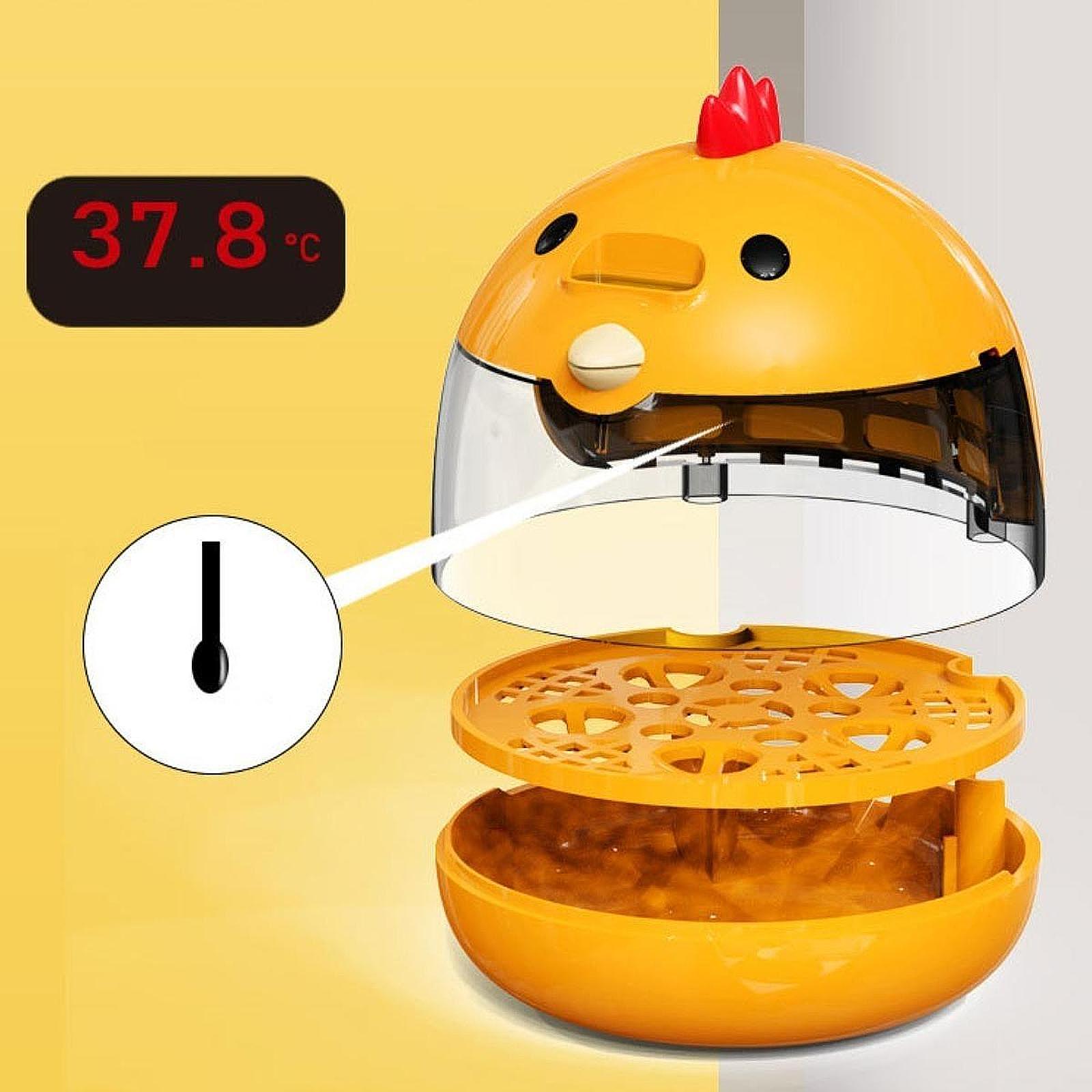 Egg Incubator Sturdy Intelligent Temperature Control Lightweight Hatching Machine for Chicken Poultry Pigeon Duck Quail Goose