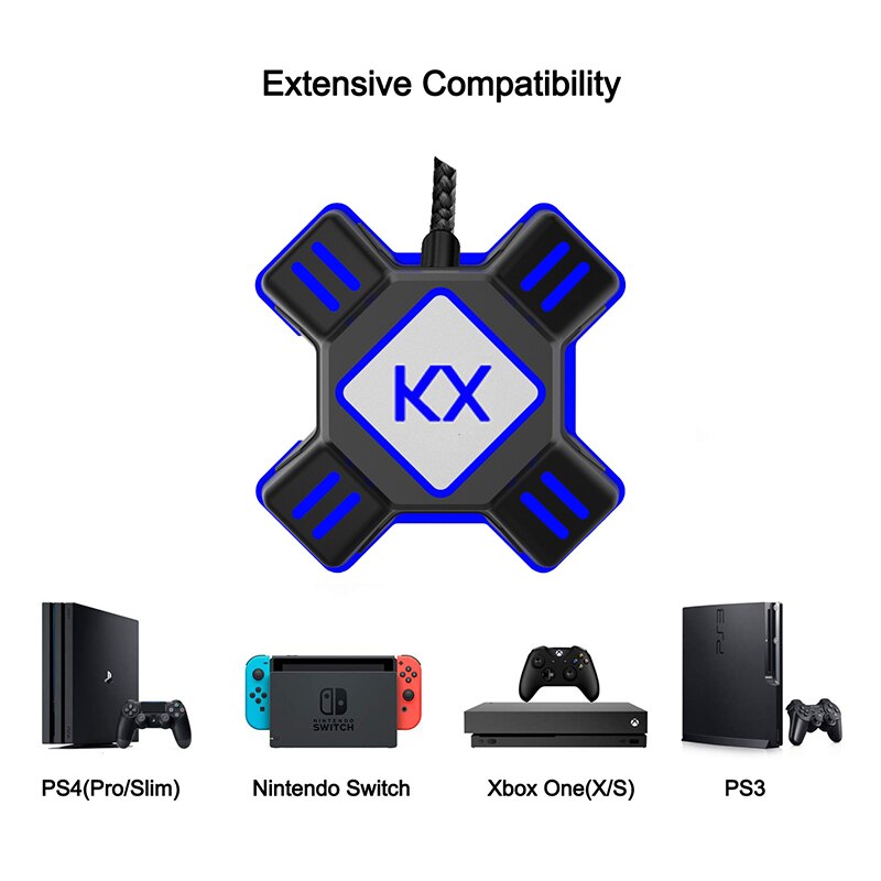 Accessoires de jeu clavier souris adaptateur manette contrôleur convertisseur pour PS4 PS3 Xbox One Nintendo Switch FPS