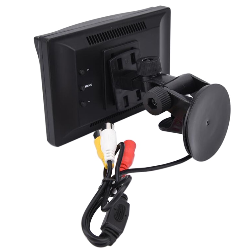 Haute résolution 5 pouces TFT LCD voiture couleur HD ventouse moniteur caméra inversée voiture moniteur de sécurité pour caméra de stationnement de secours inverse