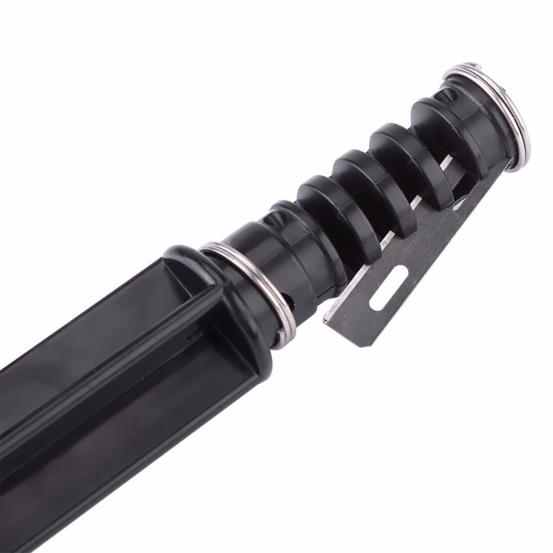 JX-LCLYL Leathercraft Lacing Lace Maker Punch Strip Cutter Tool With 3 Blade