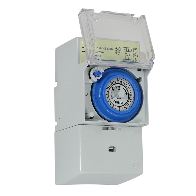SUL181H Mechanical Timer 24 hours Time Switch Relay Electrical Programmable Timer 24 hour Din Rail Timer Switch