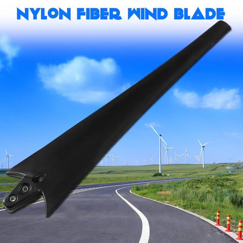 Aerogenerador de fibra de nailon de alta resistencia, accesorios para molino de viento, 550/600/650/750/800/900mm, color negro/blanco