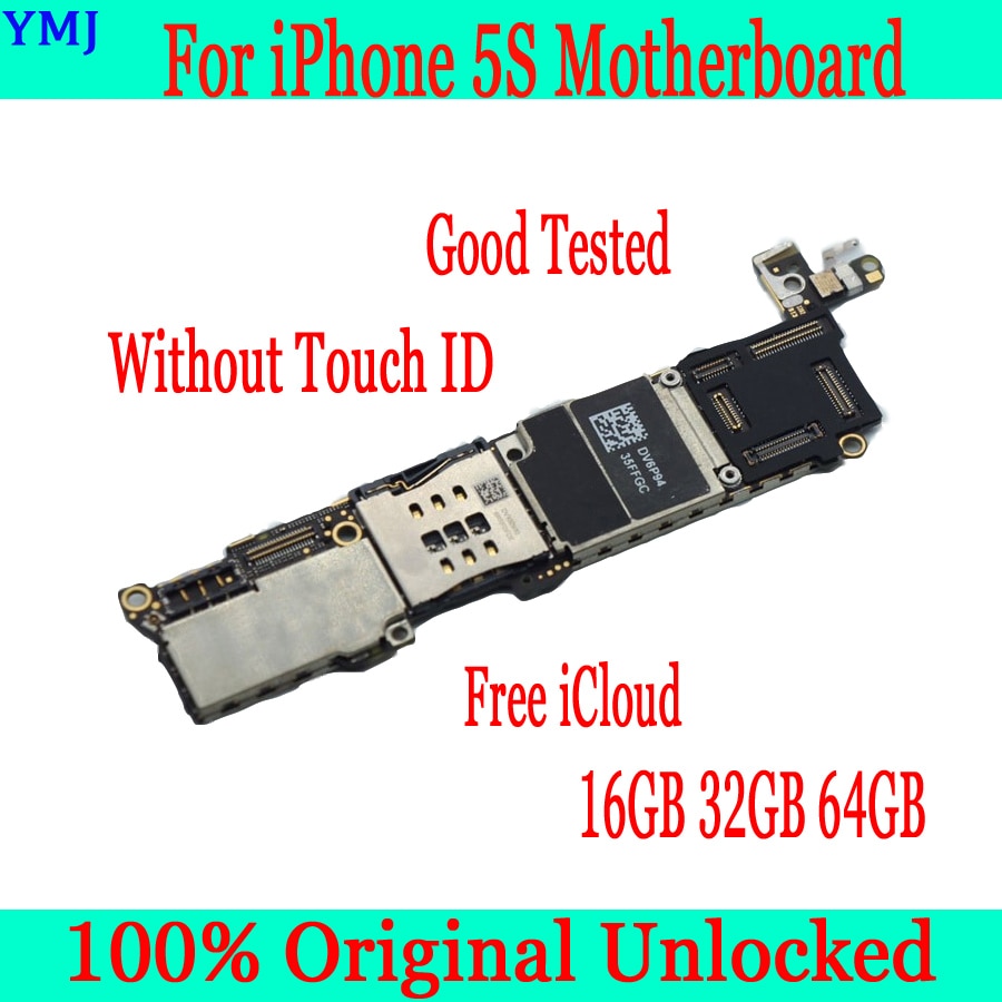 Per iphone 4 4S 5 5C 5S SE Scheda Madre senza Touch ID, sbloccato originale per il iphone 5 5S Mainboard NO Touch ID con il Sistema IOS