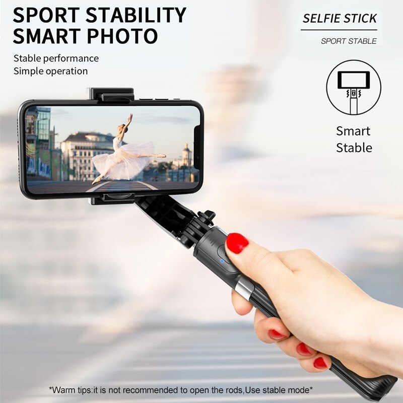 Statyw stabilizator Gimbal dla iPhone android telefon komórkowy uchwyt na komórkę aparat akcji telefon komórkowy Smartphone Selfie Stick Ginbal Pau