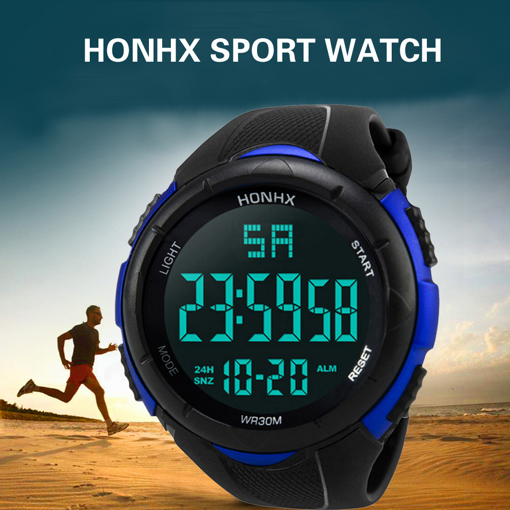 Luxe Sport Horloges Luxe Heren Digitale Led Horloge Datum Sport Mannen Outdoor Elektronische Mode Horloge Relogio Masculino