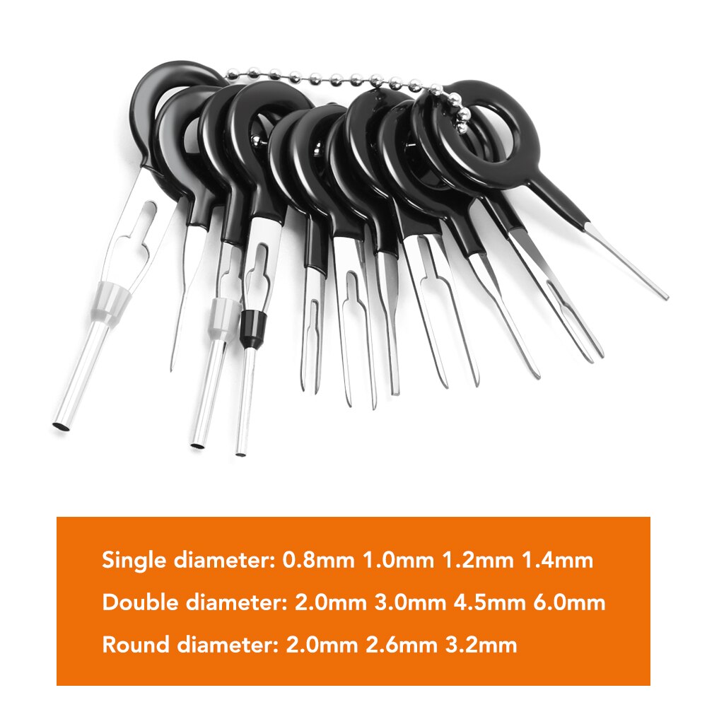 11PCS Car Plug Terminal Removal Tool Pin Extractor Kit for Renault Koleos Kadjar Megaen 4 Talisman