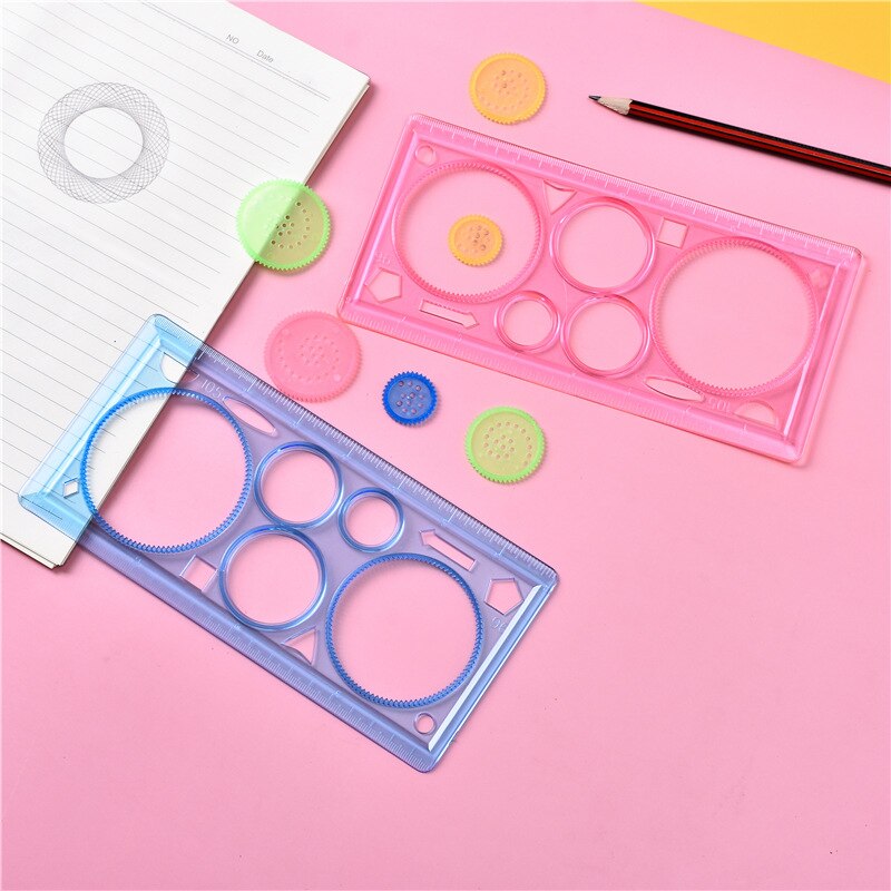 Geometric Ruler For Students Math Drawing Plastic Multifunctional Drawing Ruler Drawing Drafting Tools Learning Painting Tools