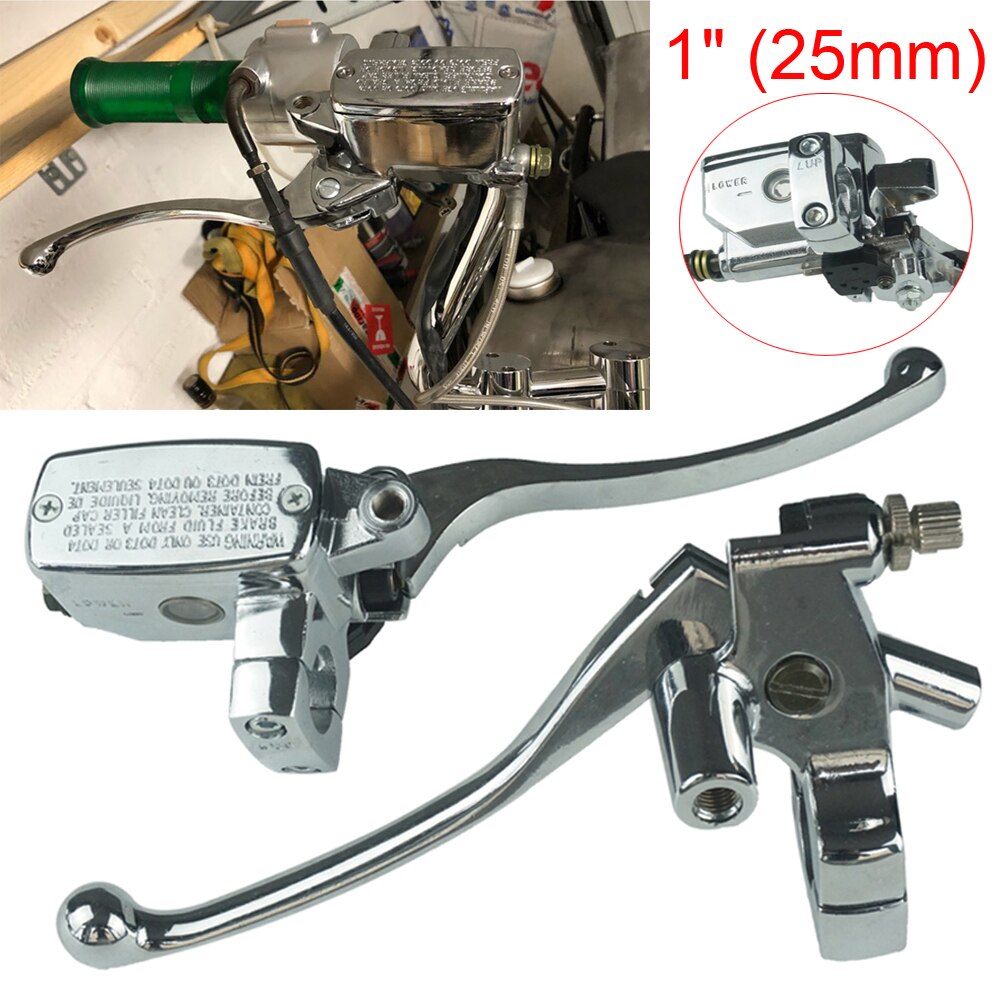 2X MOTORCYCLE SCOOTER BRAKE MASTER CYLINDER CLUTCH LEVER For Shadow 400 600 750