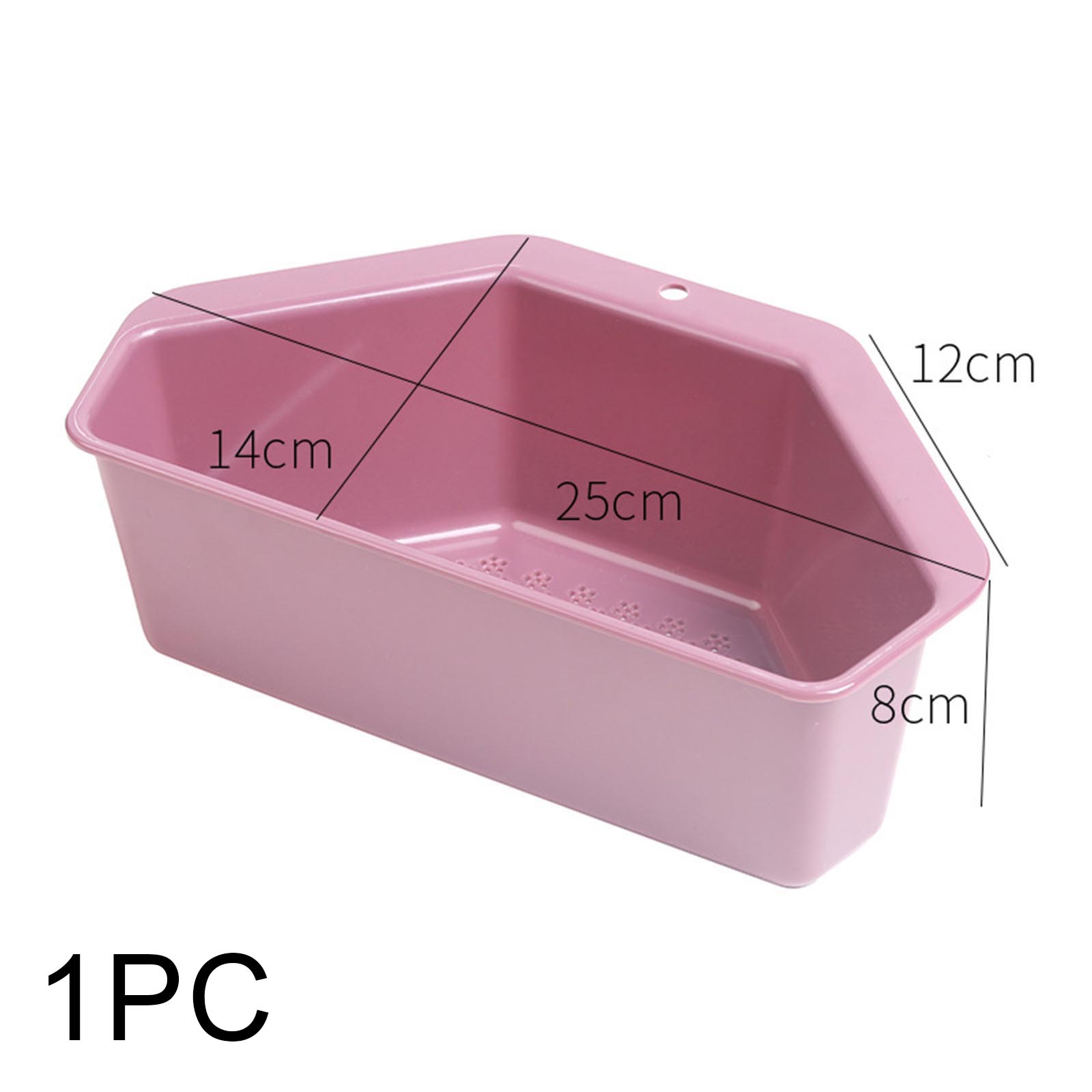 Triangular Corner Sink Drain Rack Shelf Basket Food Strainer Vegetable Fruit Drainer Sponge Holder Kitchen Filter K888: Light Grey