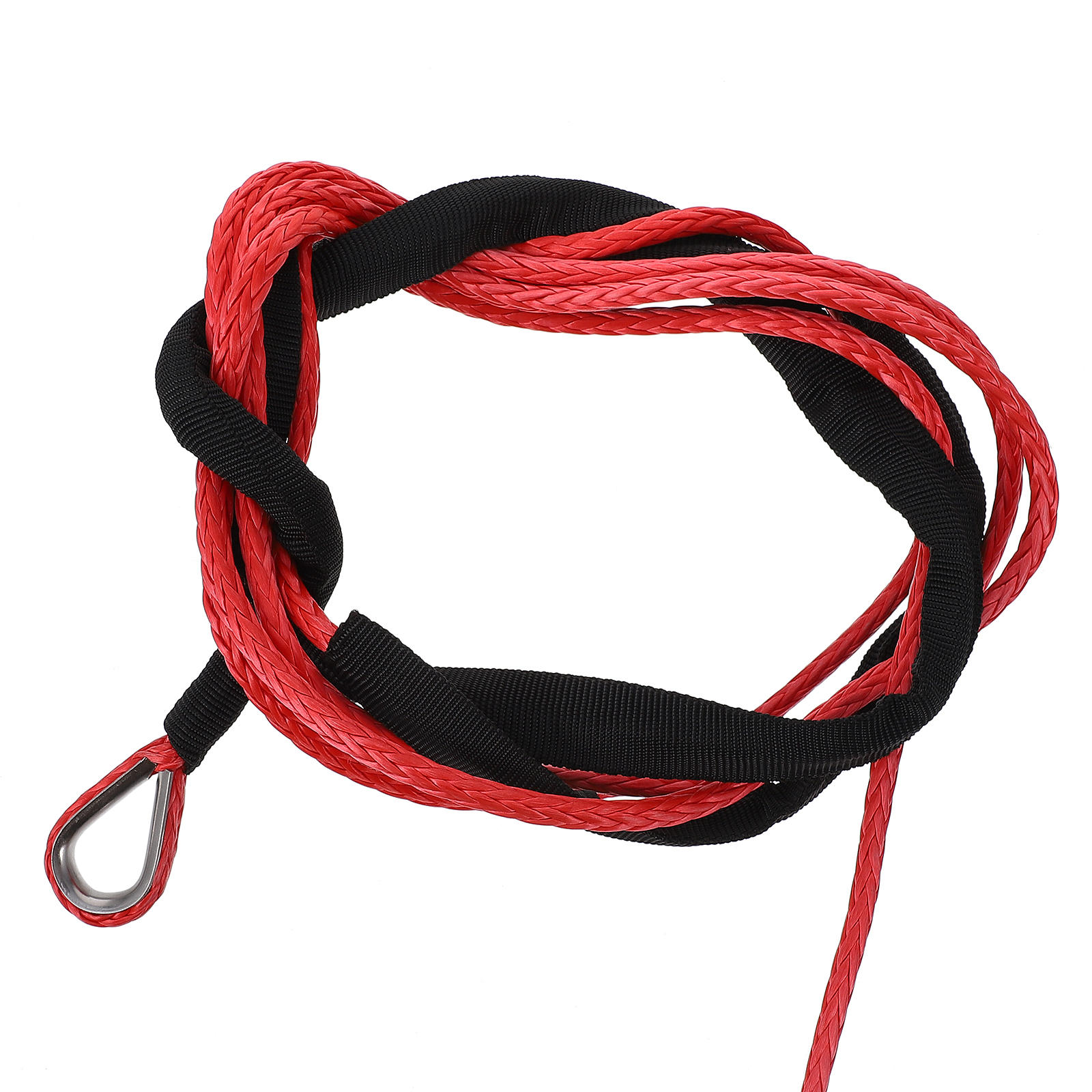 1Pc Durable Practical Heavy Duty Trailer Rope Tow Cable Tow Strap Traction Rope for Car: Red