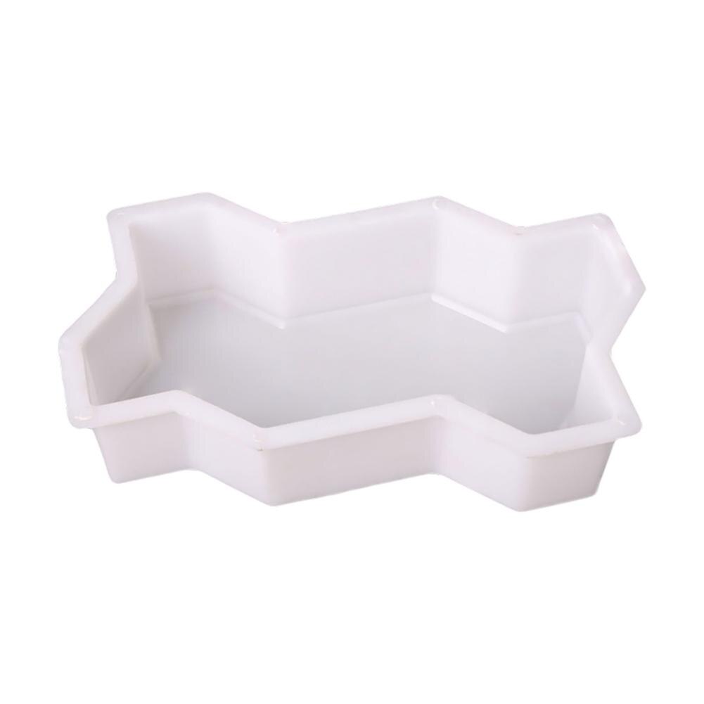 Three Waves Shape Garden Path Concrete Plastic Brick Mold DIY Paving Pavement Walkway Cement Brick Molds