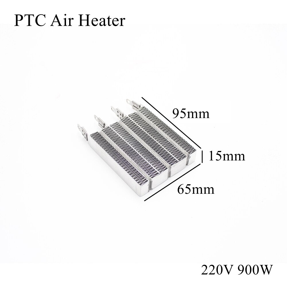 Calentador de aire de cerámica para exteriores, minicalefactor de inducción para acuario, placa de película para coche, 95x65x15mm, 220V, 900W, PTC