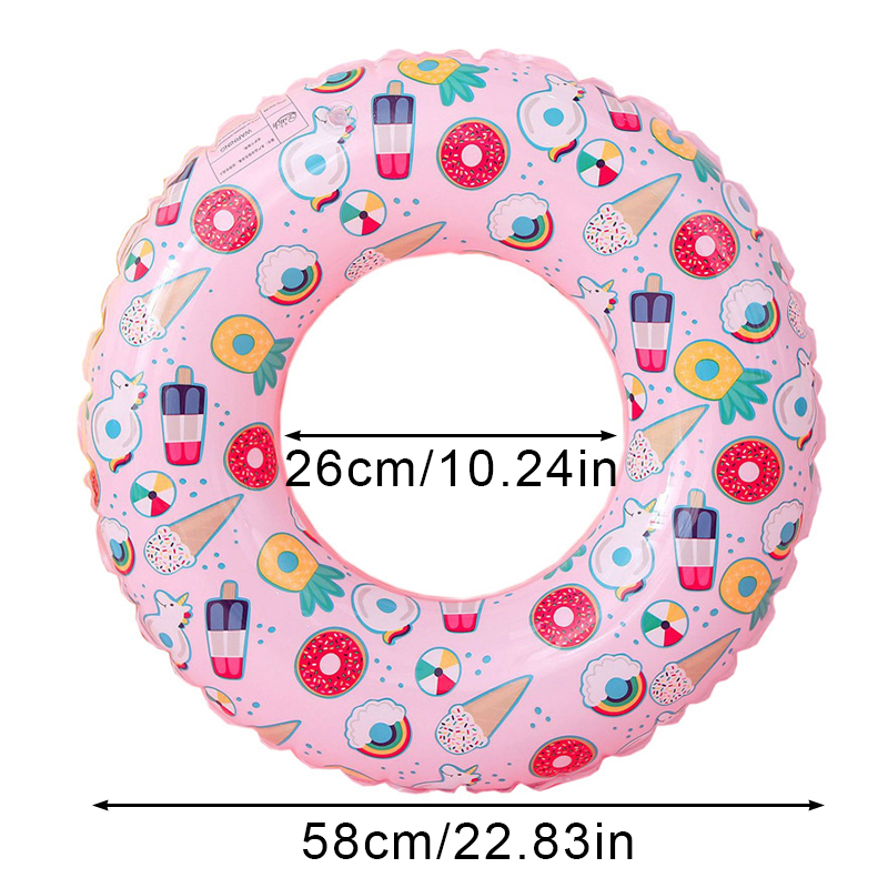 Inflatable Circle For Children Swimming Pool Accessories Circle For Swimming Children Swimming Ring Children&#39;s Inflatable Circle: pink 70