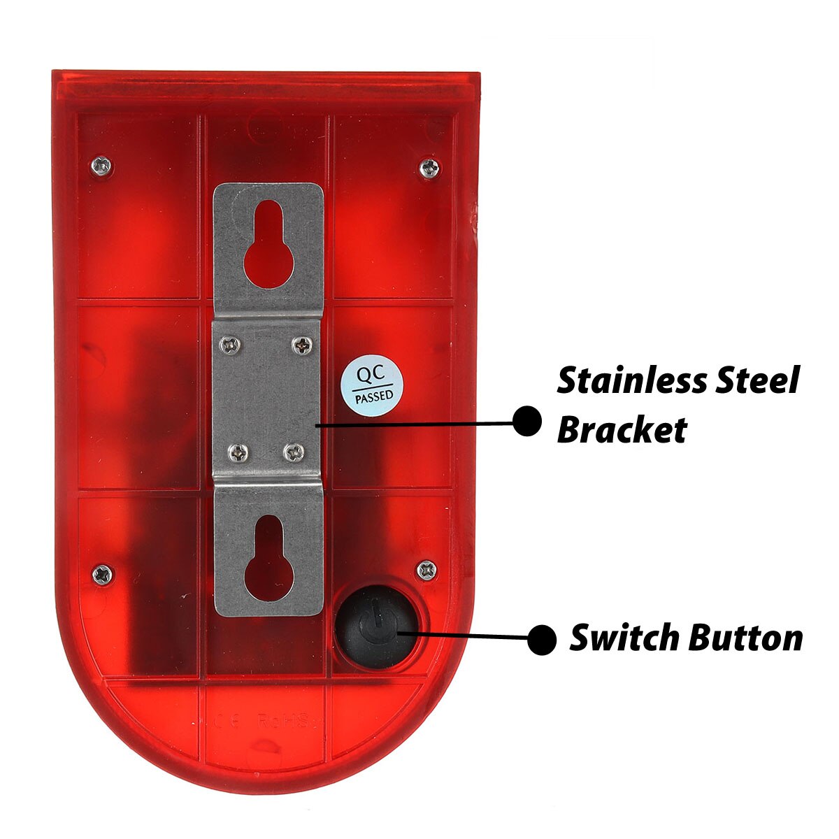 Solar Alarm Light Wireless IP65 Waterproof Motion Sensor Outdoor Garden Security Lamp Smart Fast for Safety Home Factory Garden