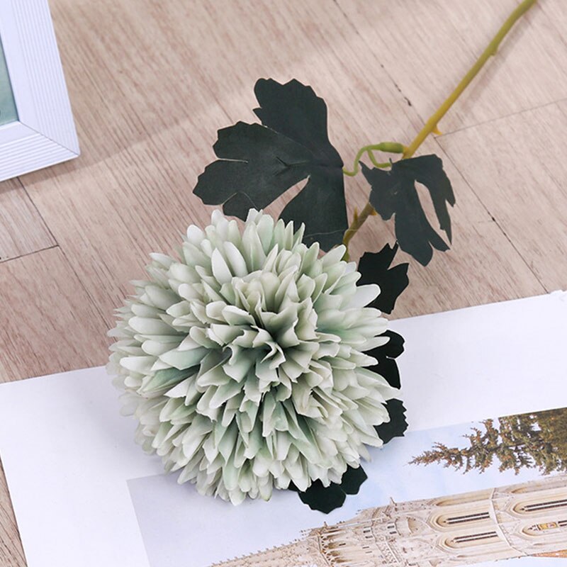 1PC Simulation Hydrangea Colorful Artificial Dandelion Flower Ball Artificial Flowers DIY Wedding Party Decor
