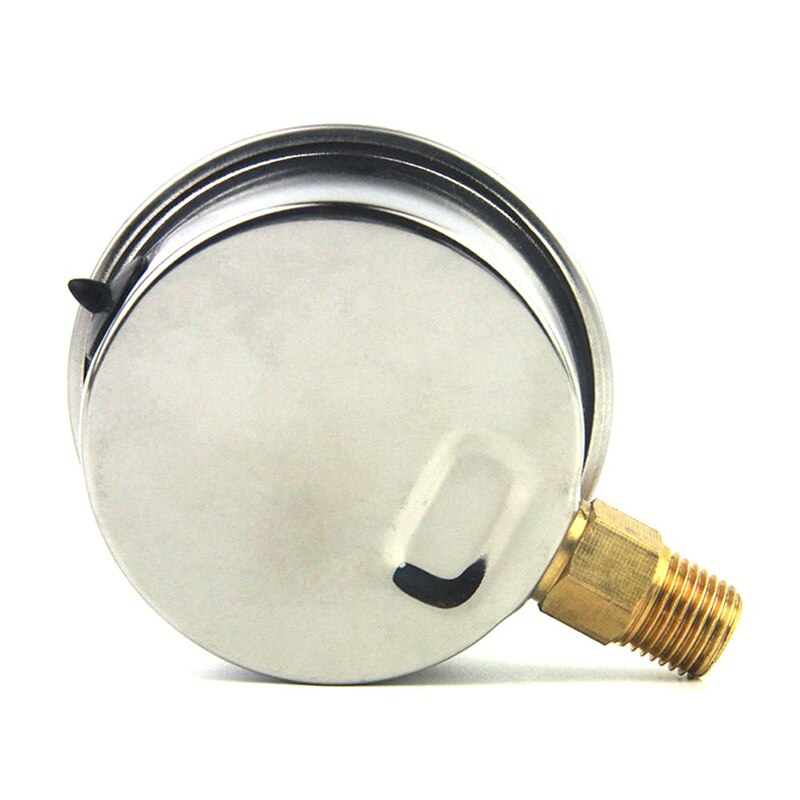 Stainless Steel Hydraulic Liquid Filled Oil Pressure Gauge 0-5000 PSI with Brass Internals