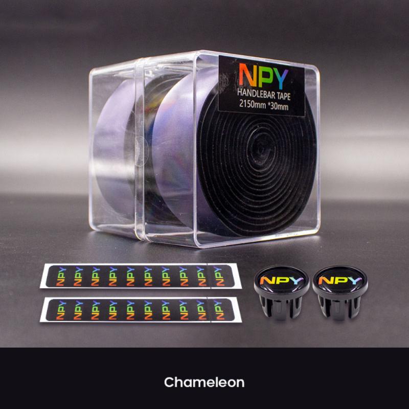 NOZAKI NPY Biking Bike Handlebar Strap Bicycle Anti-slip Bar Tape Damping Shockproof Cycling Road Bicycle Race Bike Parts: chameleon