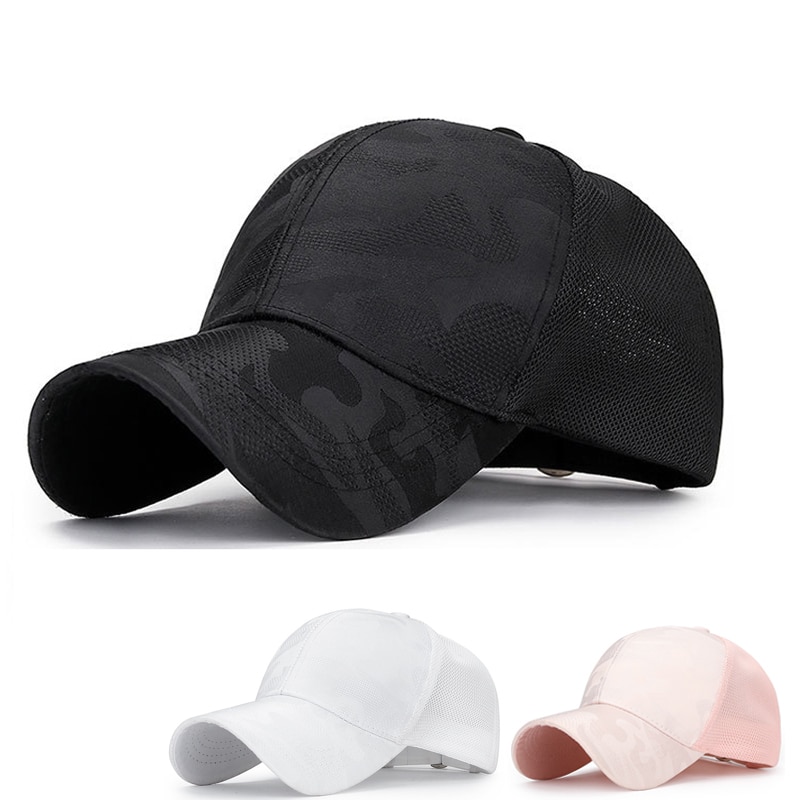 Quick Dry Sport Hoed Lichtgewicht Ademend Ongestructureerde Zachte Run Cap Mannen Vrouwen Unisex Ballcap