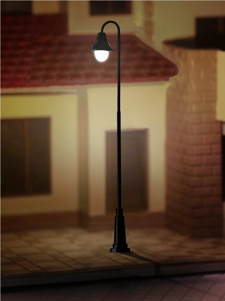 1:87-160 pienoismallia valmistava junavalaisin katuvalot miniatyyri 12v led puutarhamaisemalyhdyt retromaisema
