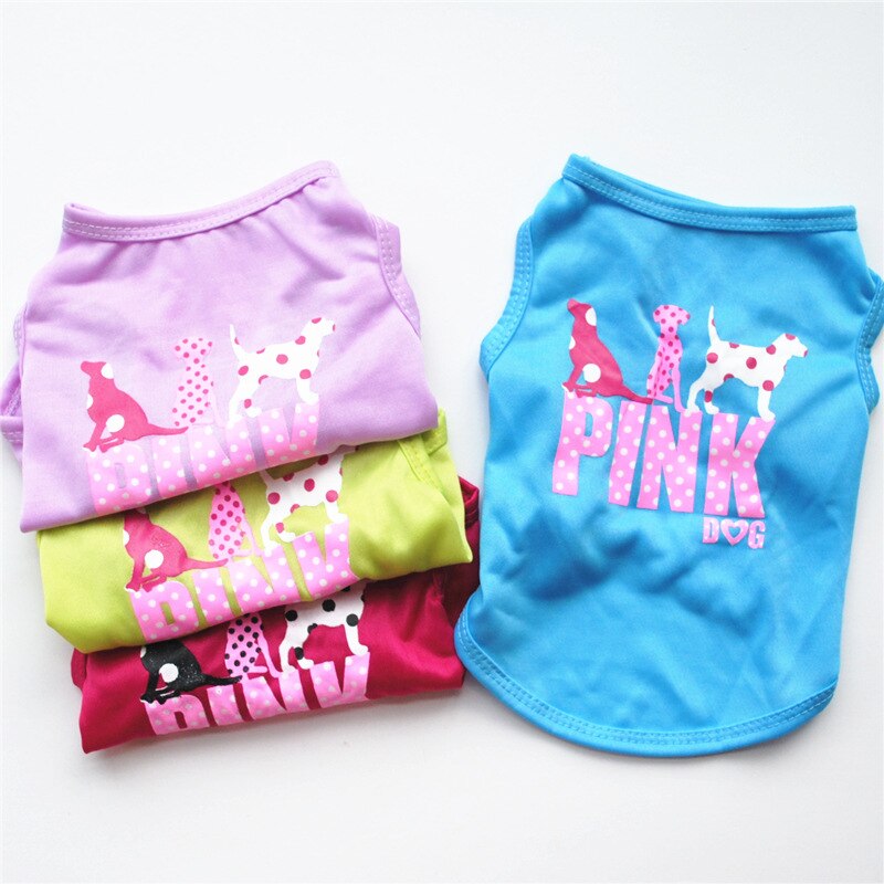 Ropa para Perro barata adorable chaleco para Perro camisa de Ropa para mascotas para perros traje de algodón cachorro mascota Ropa para perros pequeños Ropa de Perro