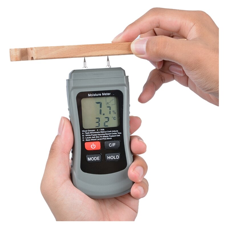 Digitale Hout Vochtmeter Hout Vochtigheid Tester Timber Vochtige Detector Lcd Displa U50A