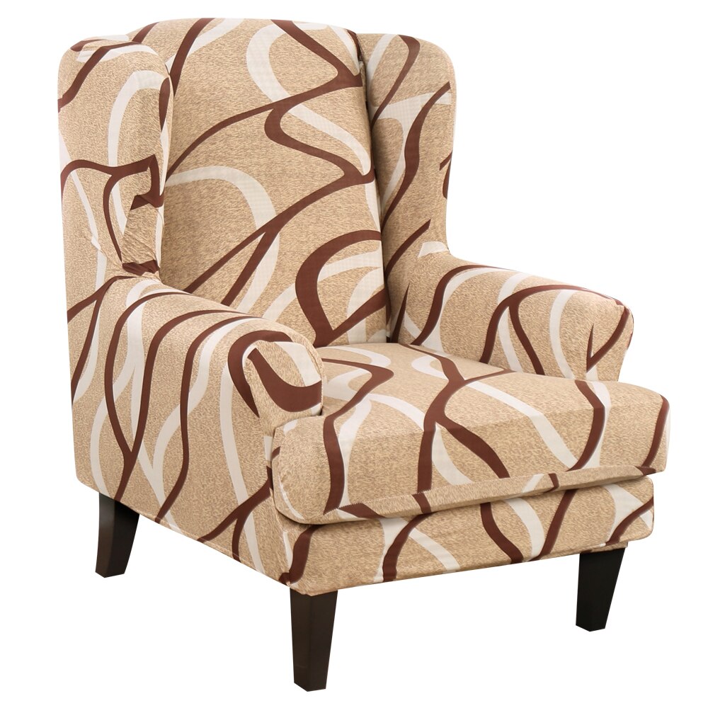 Elastische spandex stoelhoezen effen kleur vrijetijdsbesteding stretch bad fauteuil stoelhoes beschermer wasbare hoes: G306463a