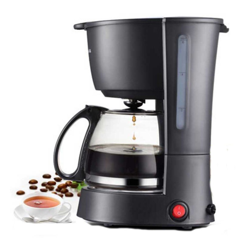 Seamoy Americano Drip Coffee Maker Machine 220V 550W Electric Black Hourglass Make Cafe Tea 600ML Multifunctional Coffee Machine