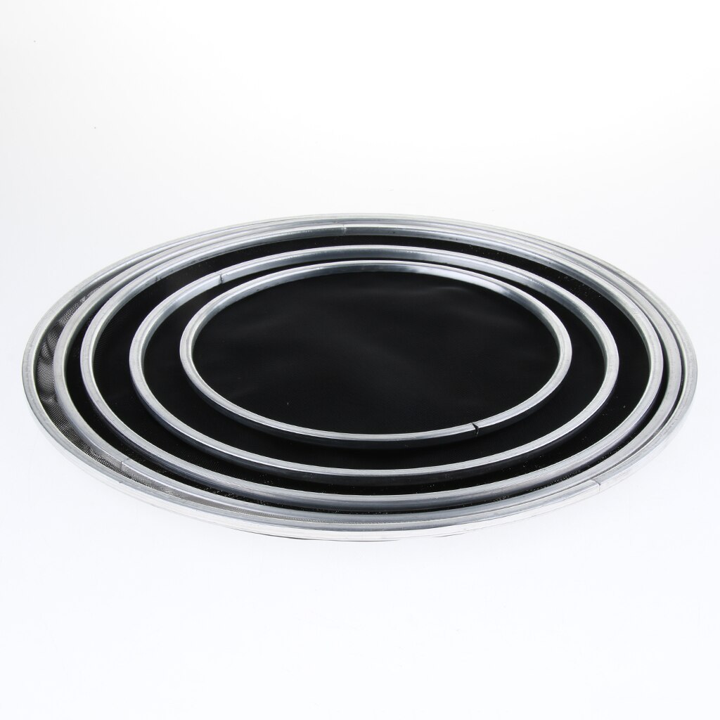 1 Piece Bass Drum Head 8 10 12 13 14 Inch Double Layer Silent Mute Drum Skin Black Drum Set Kit Percussion Instrument Parts