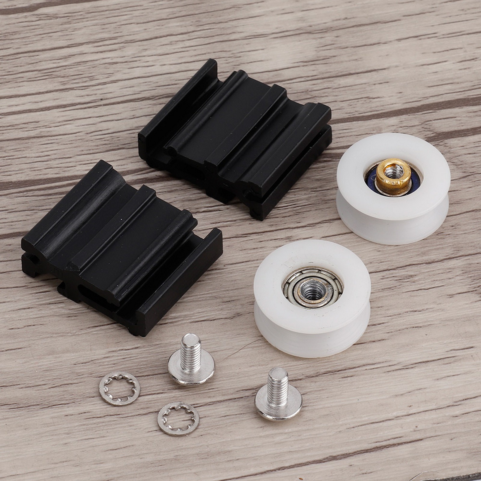 22Mm Kas Deur Wiel Vervanging Kit Hal Deur Wiel Slides Vrij Anti-Aging Flexibel En Handig