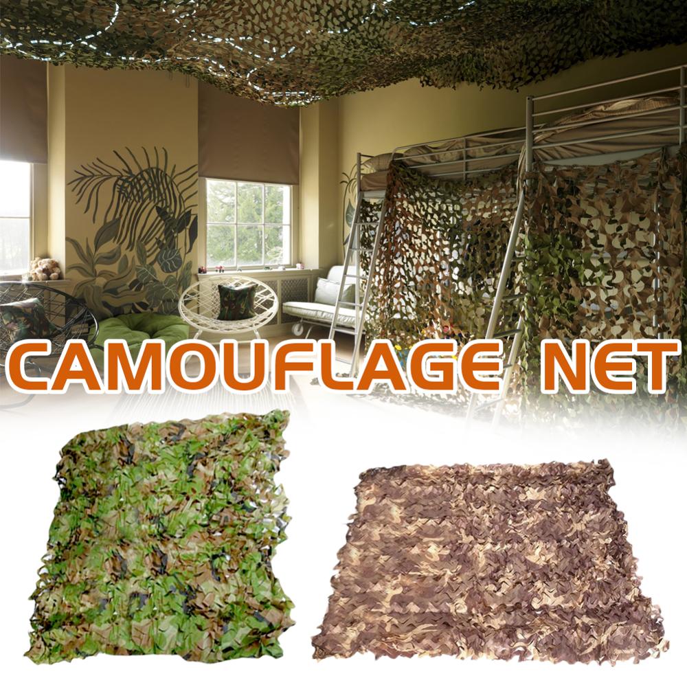 2*3m/2*4m/3*3m Multi-Purpose Jungle Camouflage Net ombreggiatura Del Sole-Ombreggiatura Sole-Rete A Prova di Nuoto Piscina Spiaggia Pavilion Giardino Tenda