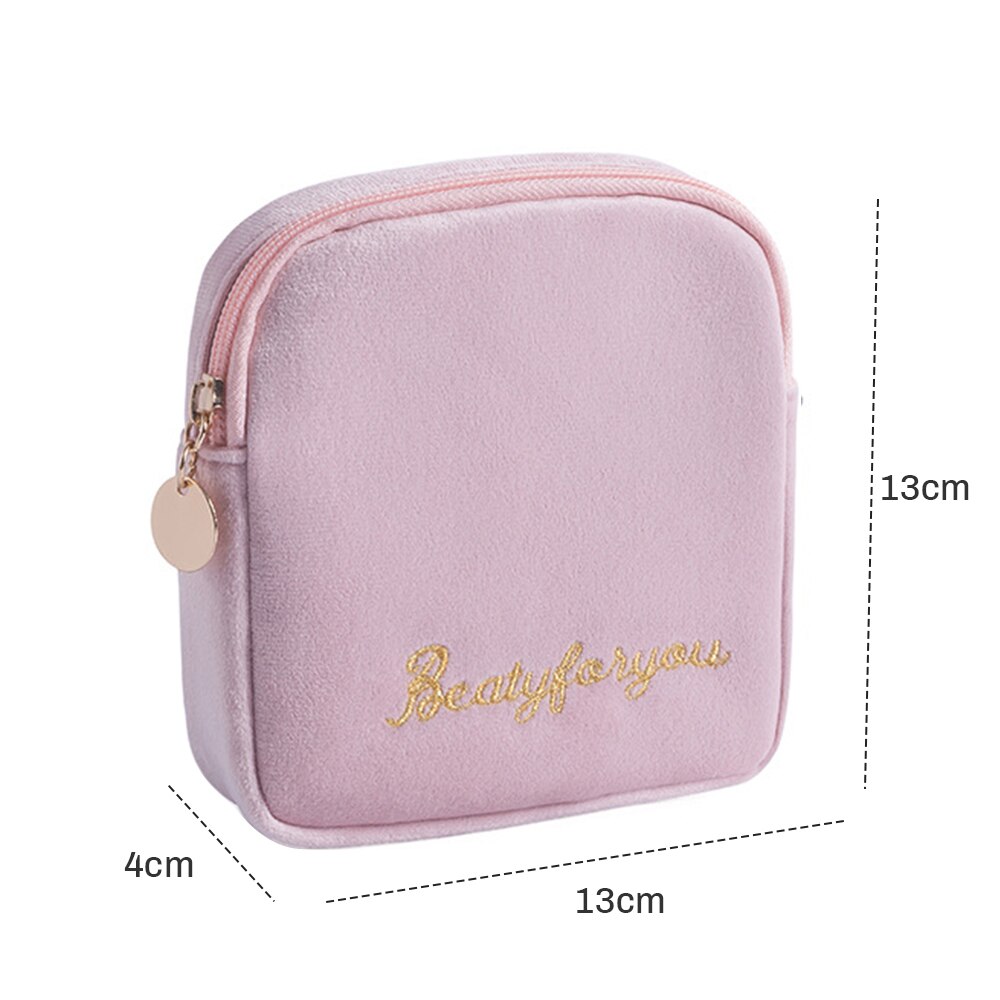 Sanitary Napkin Storage Bag Canvas Pad Makeup Bag Coin Purse Jewelry Organizer Credit Card Pouch Case Tampon Packaging: G275844