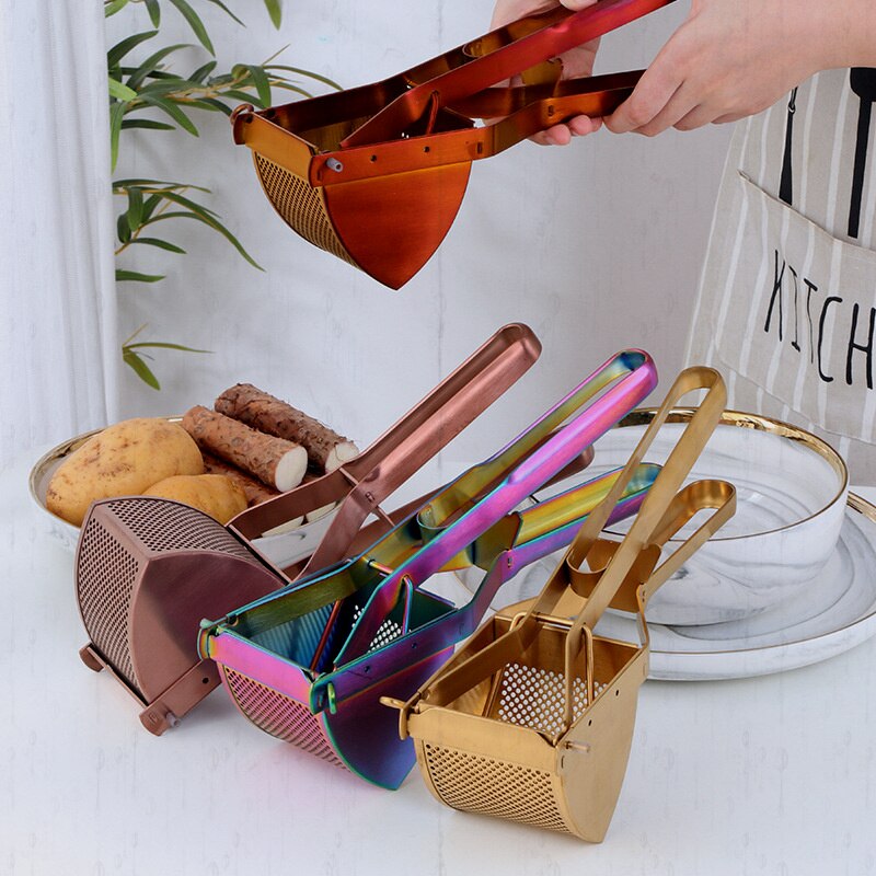 Stainless Steel Kitchen Tools Potato Masher Ricer Maker Tool Orange Lemon Juicer Hand Press Manual Fruit Pomegranate Squeezer