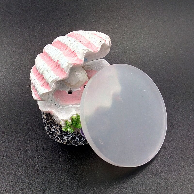 Base transparente acrylique Ellipse ronde, adaptée aux outils d&#39;argile, moules d&#39;argile polymère 1 pièce