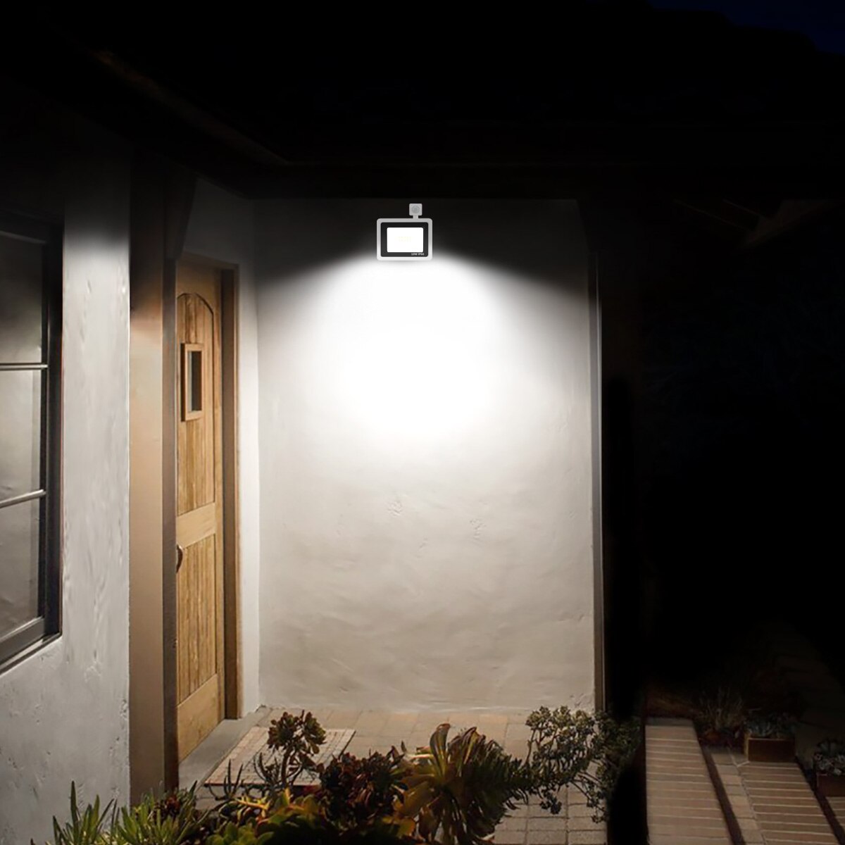 LED Floodlight Motion Sensor 10/30/50/100w IP66 Waterproof Outdoor Security Light Daylight Flood Light Wall Light For Garden