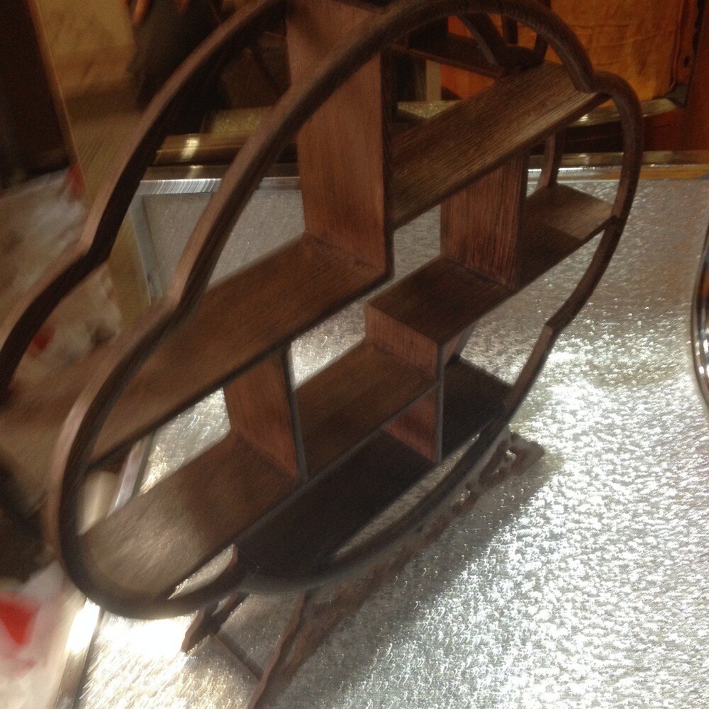 Chinese Beautiful wooden frame / grid, antique, decorative crafts rack.