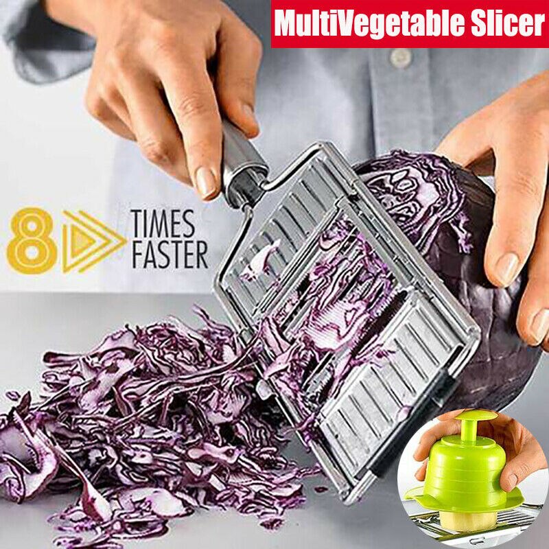 3 In 1 Groente Cutter Kool Slicer Rasp Voor Groenten Kool Shredder Mes Aardappel Zesters Cutter Keuken Gadgets Messen