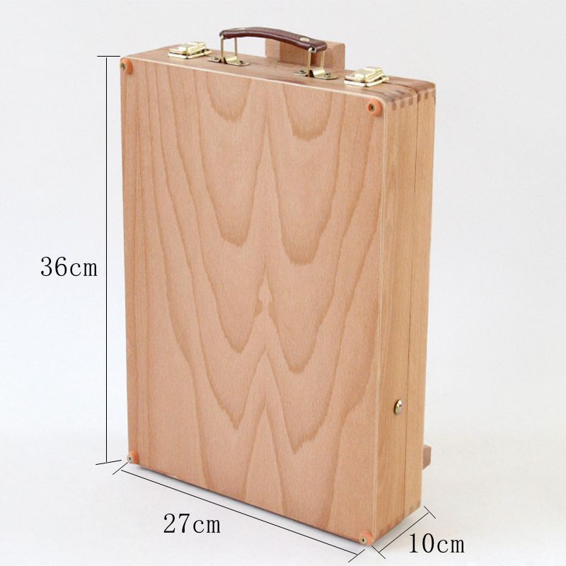 Multifonctionnel peinture valise étudiant en plein air croquis Portable filet bureau chevalet peinture accessoires Art fournitures