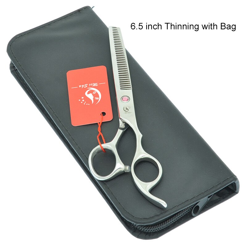 7.0 Hundesalon Schere Hund Gerade Schneiden Ausdünnung Schere für Groomer Friseur Schneiden Schere HA0398: HA0397 with bag 65
