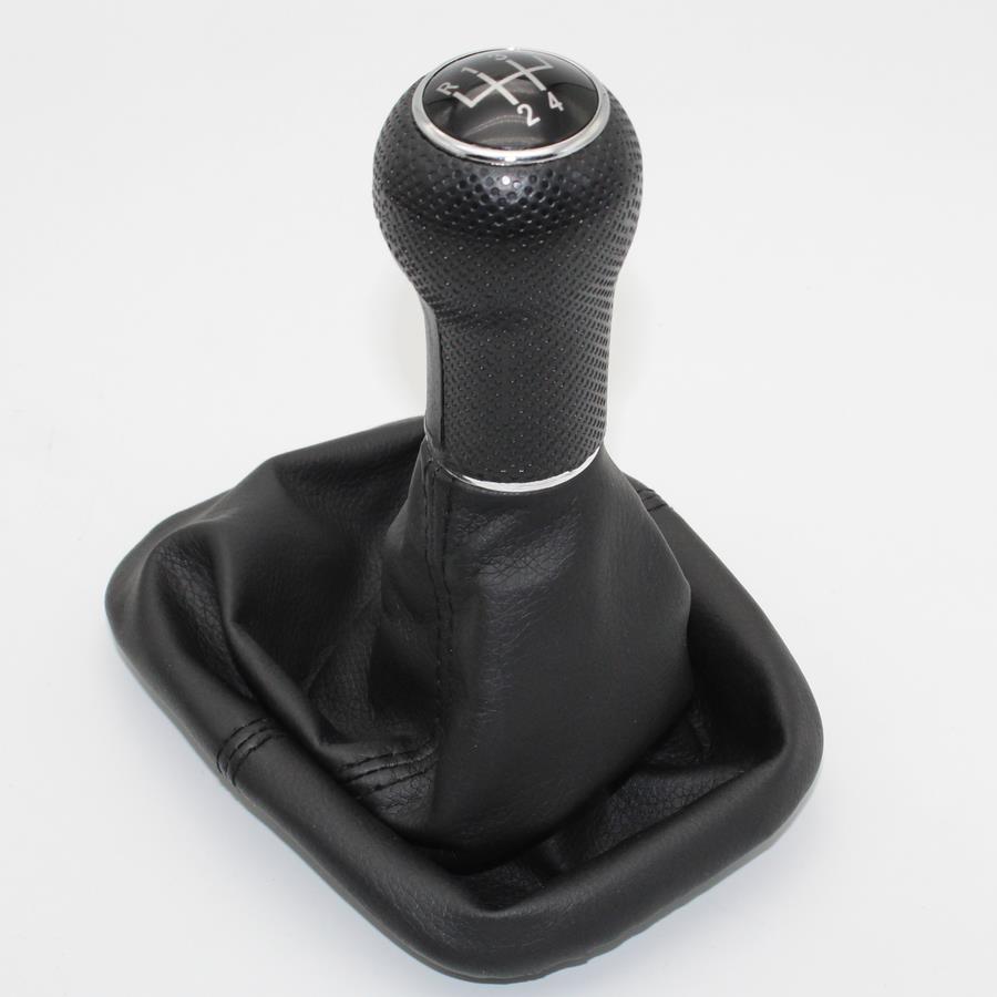 Til seat leon 2000 2001 toledo 1999 2000 2001 car-styling 5 gear gear 23 mm huller gearstang gearstang skifteknap læder støvle: Hvid