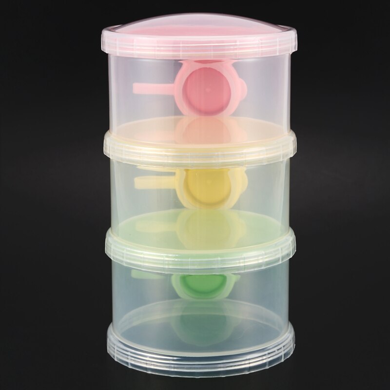 Dosierung Kasten von milchpulver mit 3 fächer für Baby Art