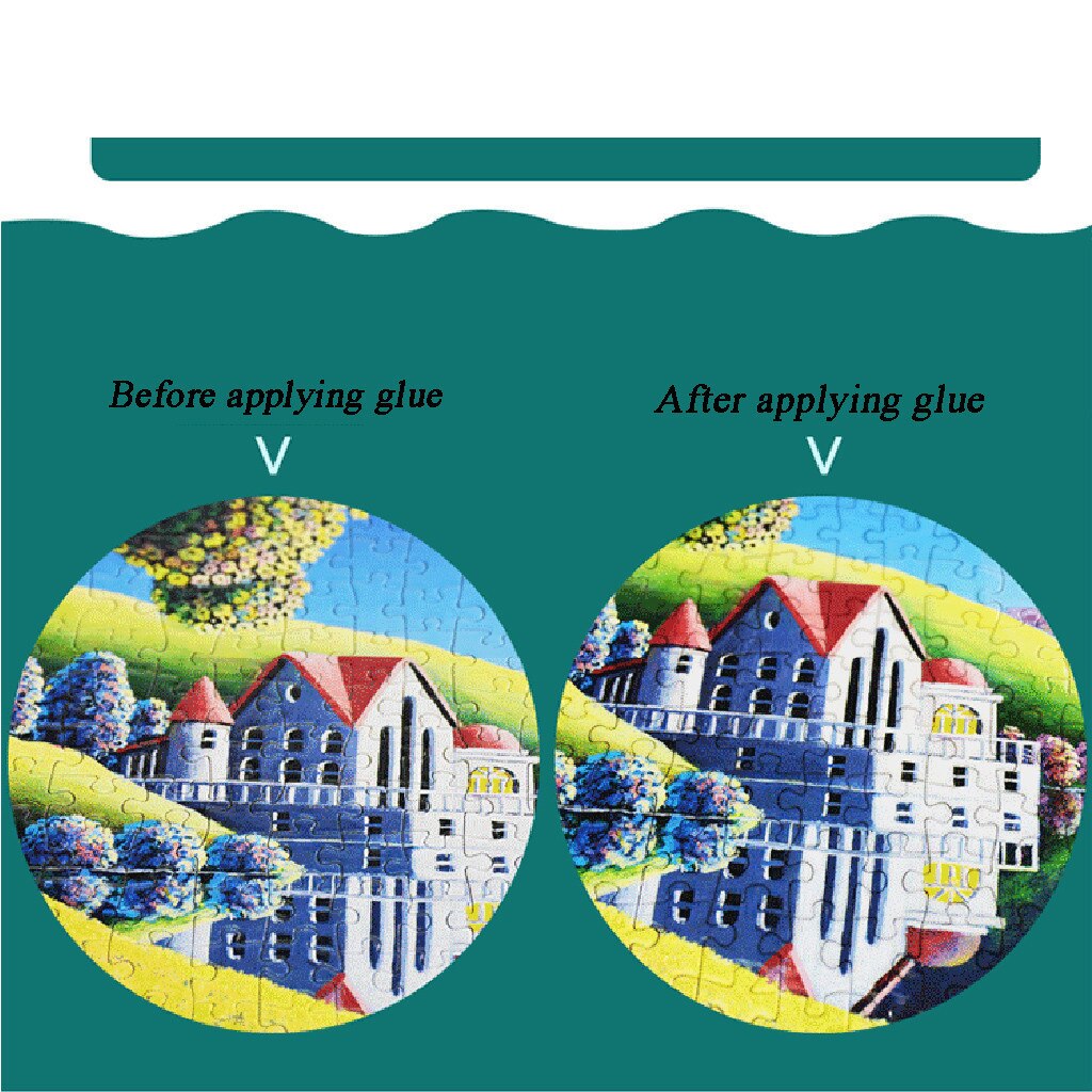 Puzzelaccessoires speciale lijm voor puzzel opslaan om je werk op te slaan diy decoratie ingelijste puzzel gereedschap 25ml sterke lijm gel #50