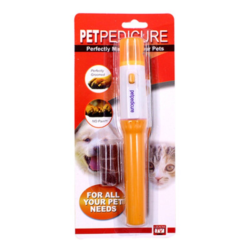 Afilador de uñas eléctrico para perros y Chihuahua, herramienta de aseo para gatos, eshinx, Yorkshire Terrier, cortaúñas, suministros para mascotas,: Default Title
