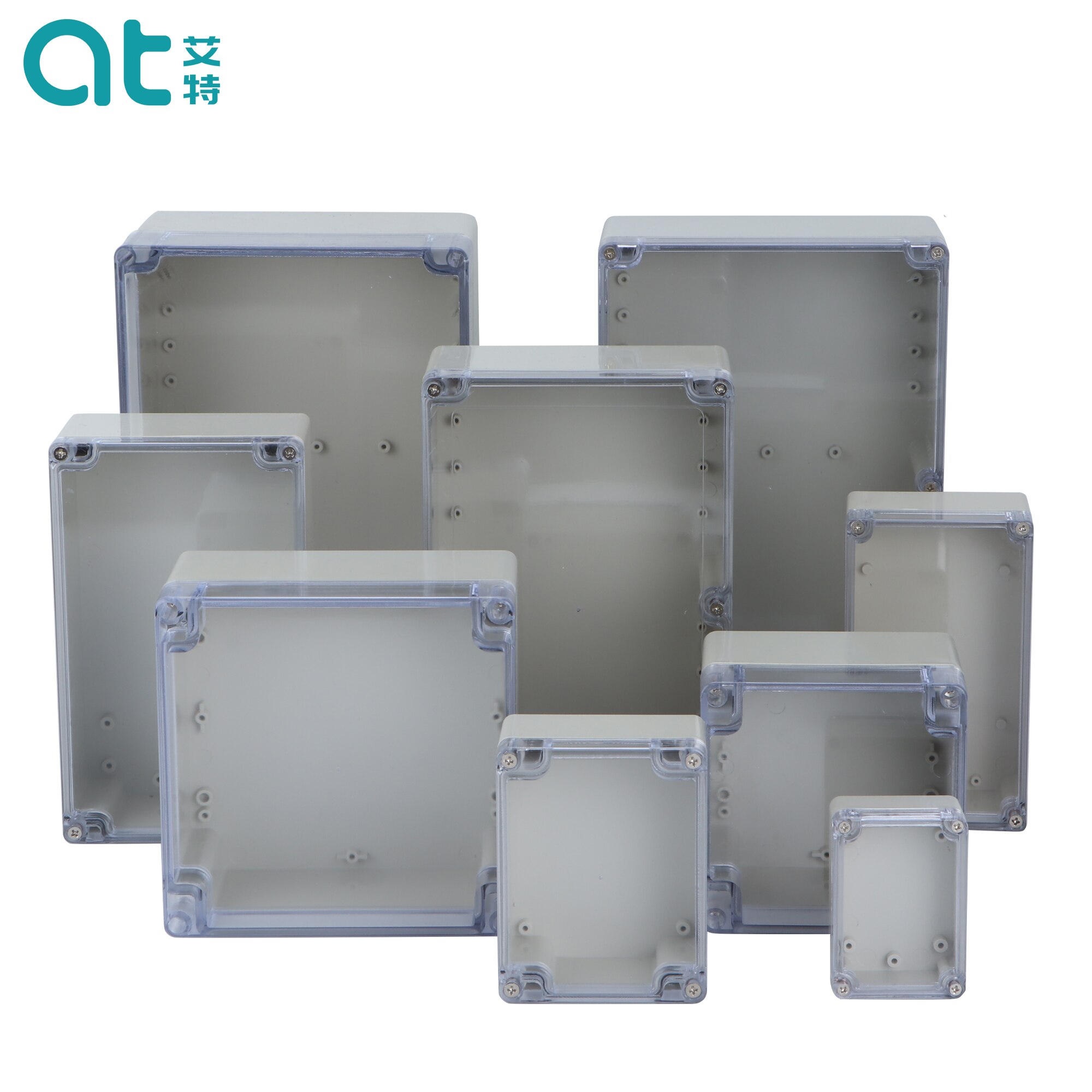 Electrical junction box DIY outdoor electric box project box ABS waterproof plastic shell monitoring power box plastic case