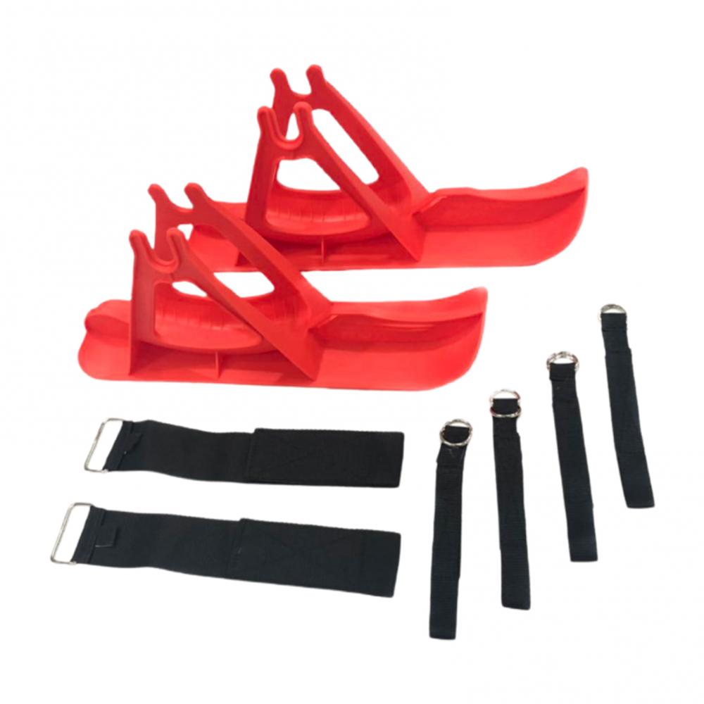 Balance Bike Snow Sledge Board Ski Kids Outdoor Training bicicletta sci Walker: Rosso