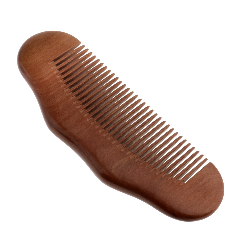 Natural Peach Wood Comb Anti Static Hair Care Combs Head Massage Fine Teeth